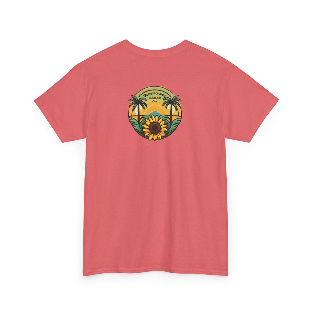 Inspirational Sunflower Tshirt, Focus On Your Growth Tee, Positive Vibes Shirt, Motivational Flower Top, Unisex Graphic Tee