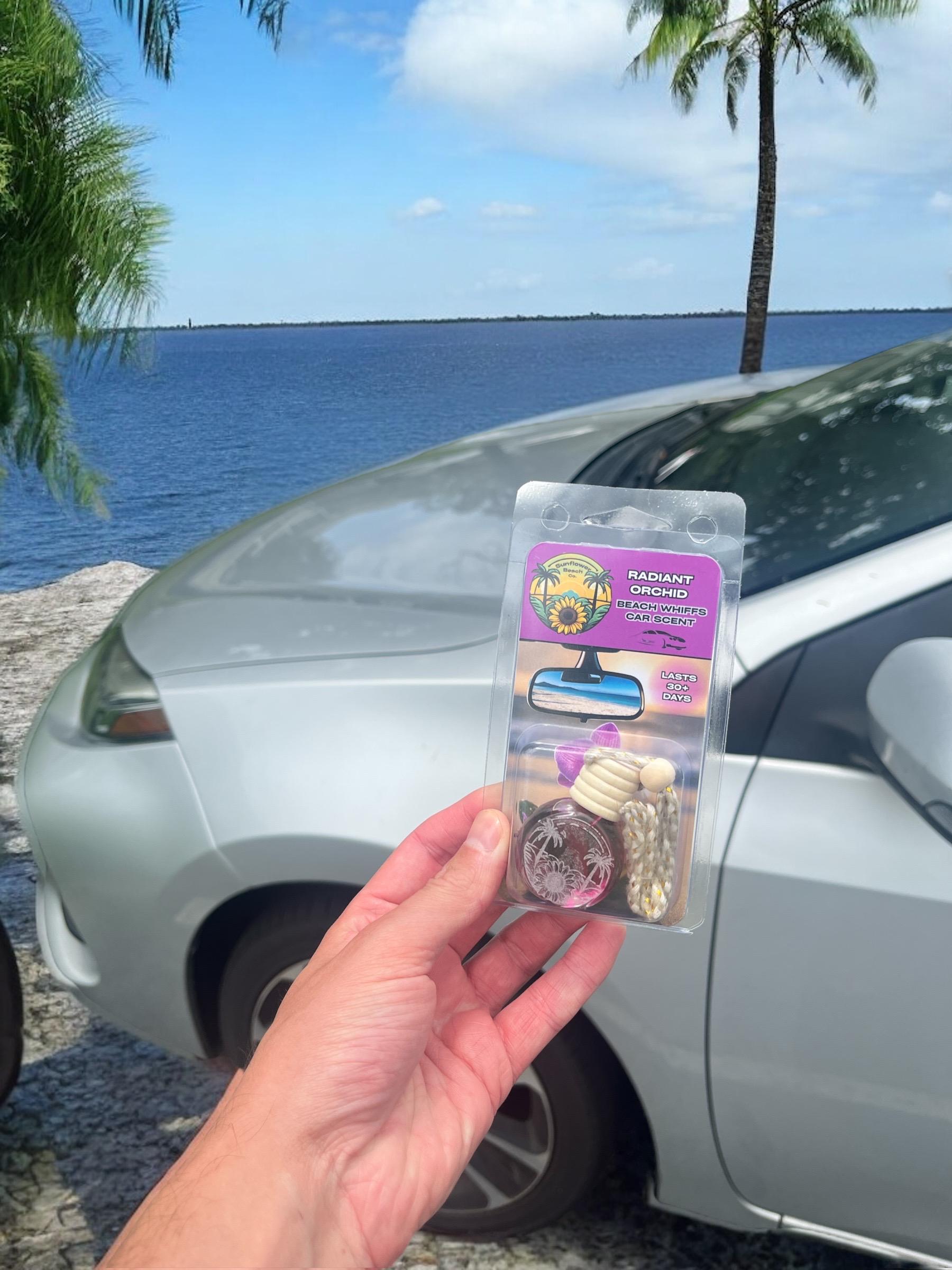 Car Air Freshener - Radiant Orchid - Beach Whiffs™ Car Diffuser