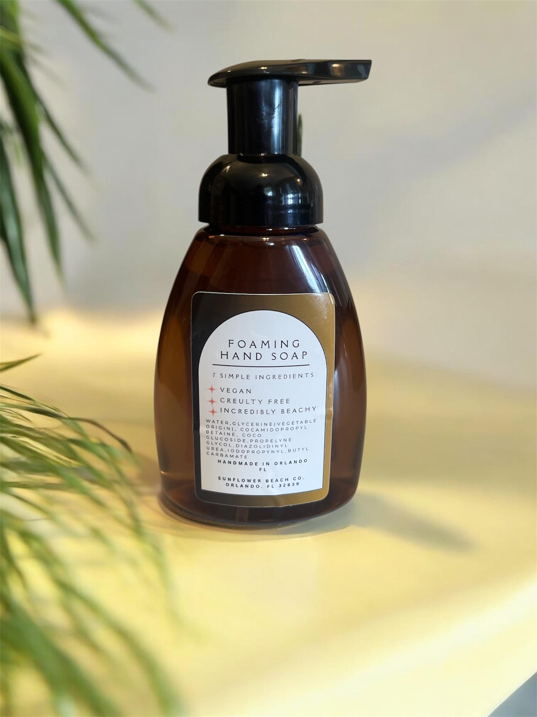 Florida Pine - Foaming Hand Soap- Natural Homemade Recipe With Essential Oils