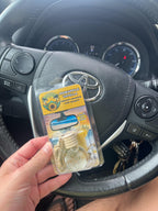 Car Air Freshener - Pineapple Vanilla - Beach Whiffs™ Hanging Car Diffuser