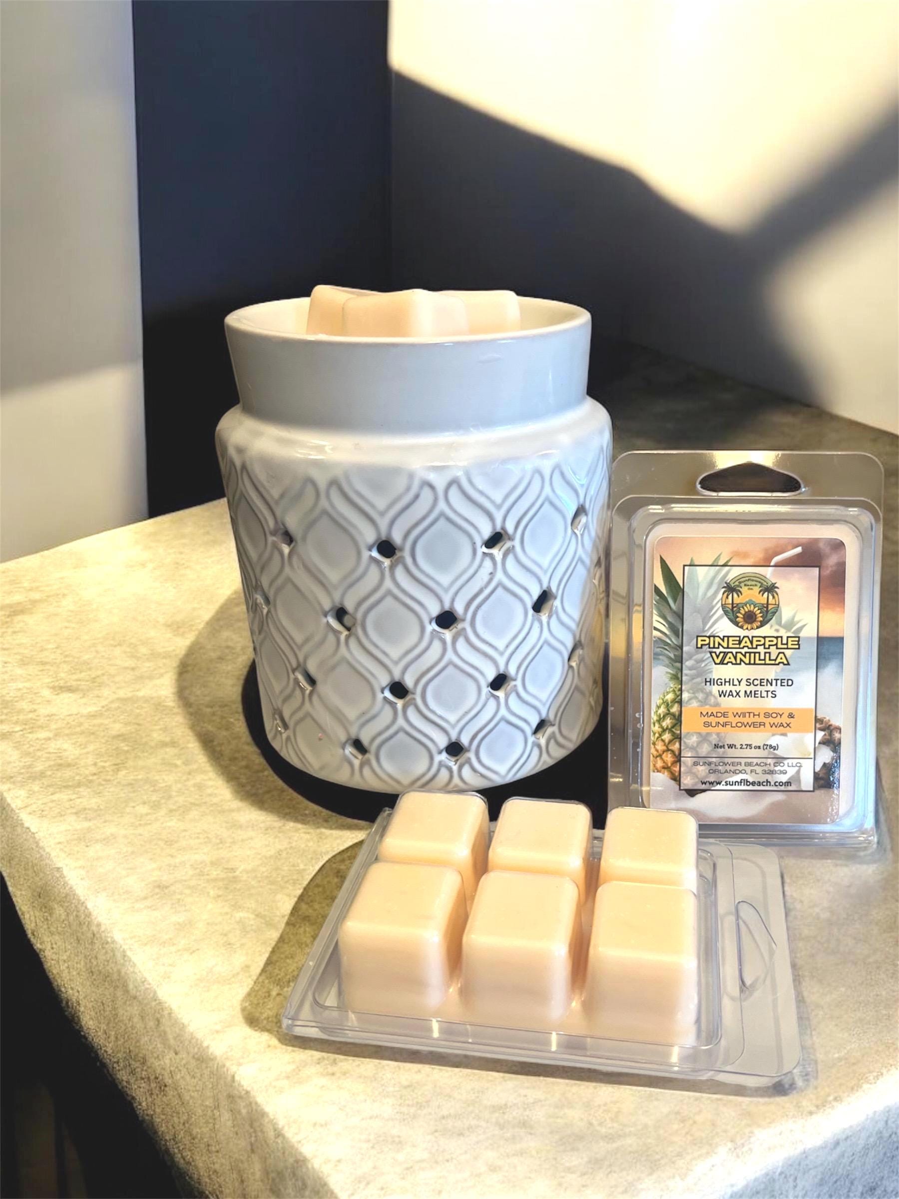 Pineapple Vanilla - Scented Wax Melts -Soy Wax Melts - Sunflower Wax - Handmade