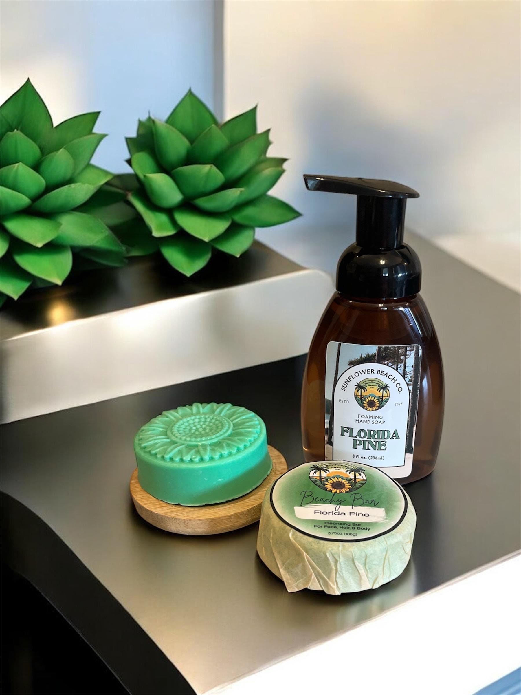 Florida Pine - Foaming Hand Soap- Natural Homemade Recipe With Essential Oils