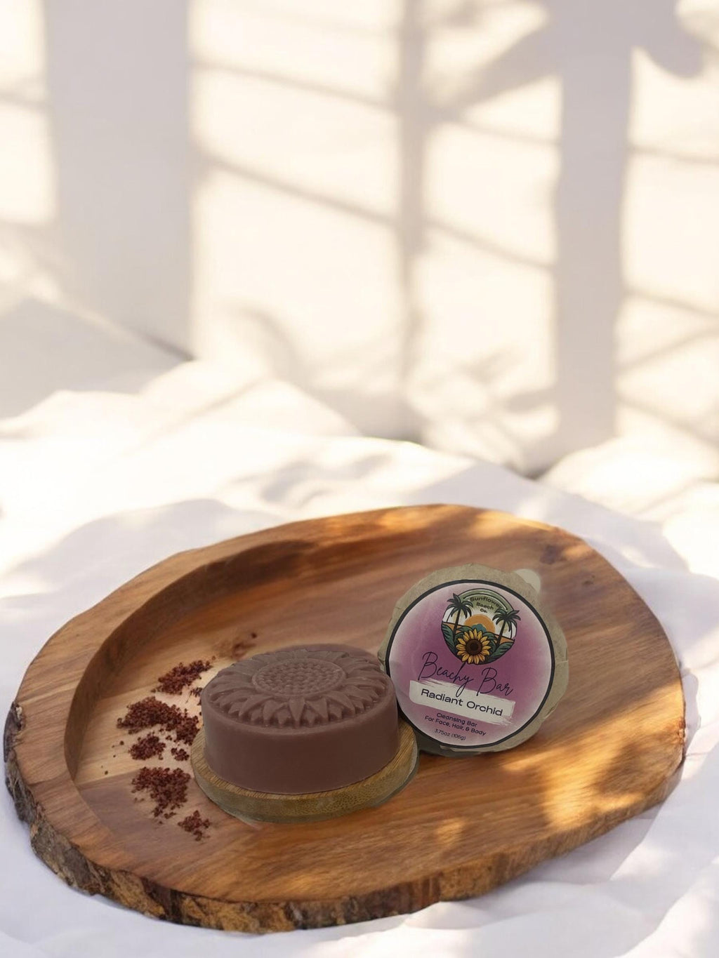Handmade Soap - Radiant Orchid - 3 in 1 - Face, Hair Body - Beachy Bar