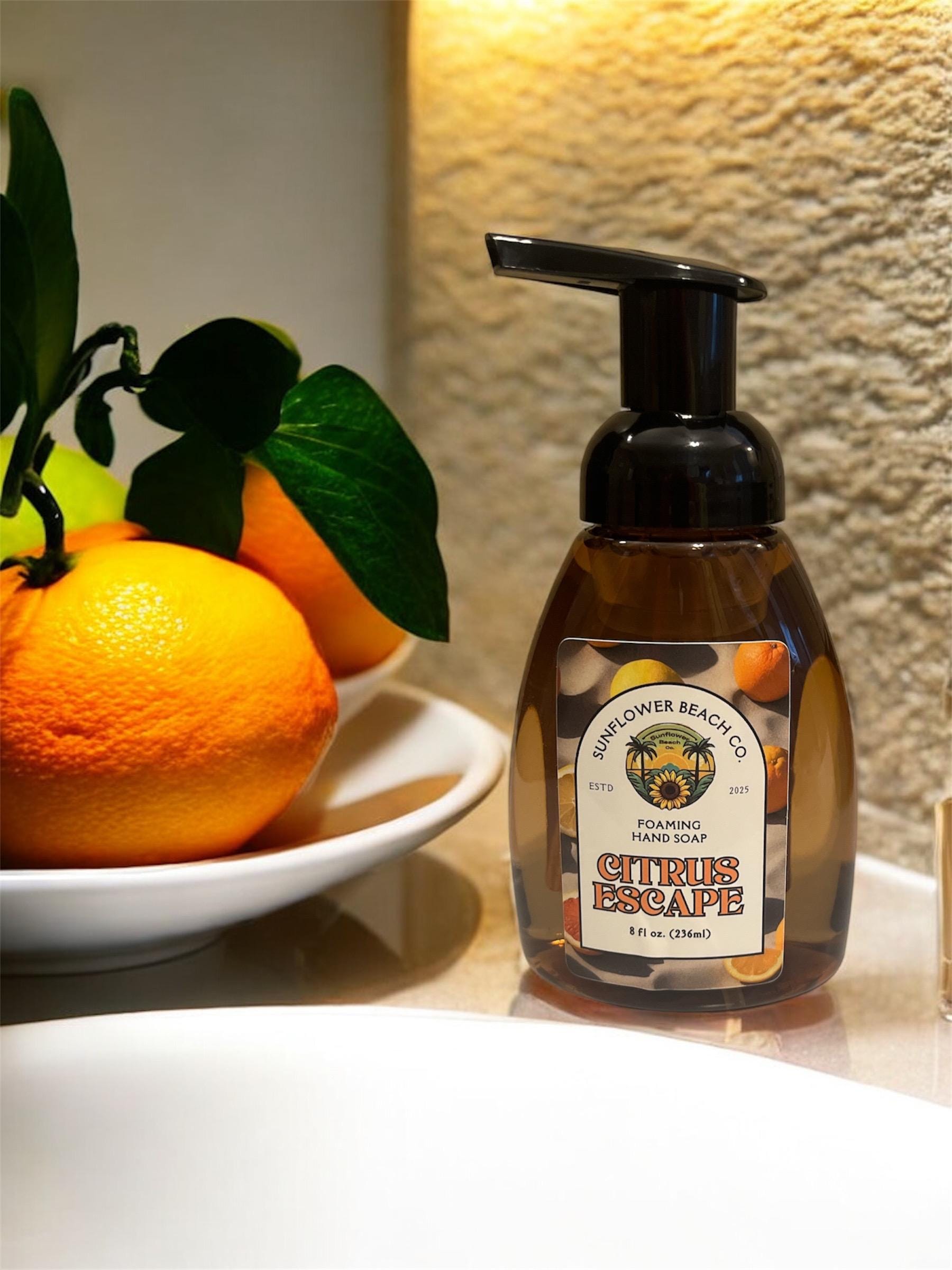 Foaming Hand Soap- Citrus Escape - Kitchen Soap - Bathroom Soap - Handmade