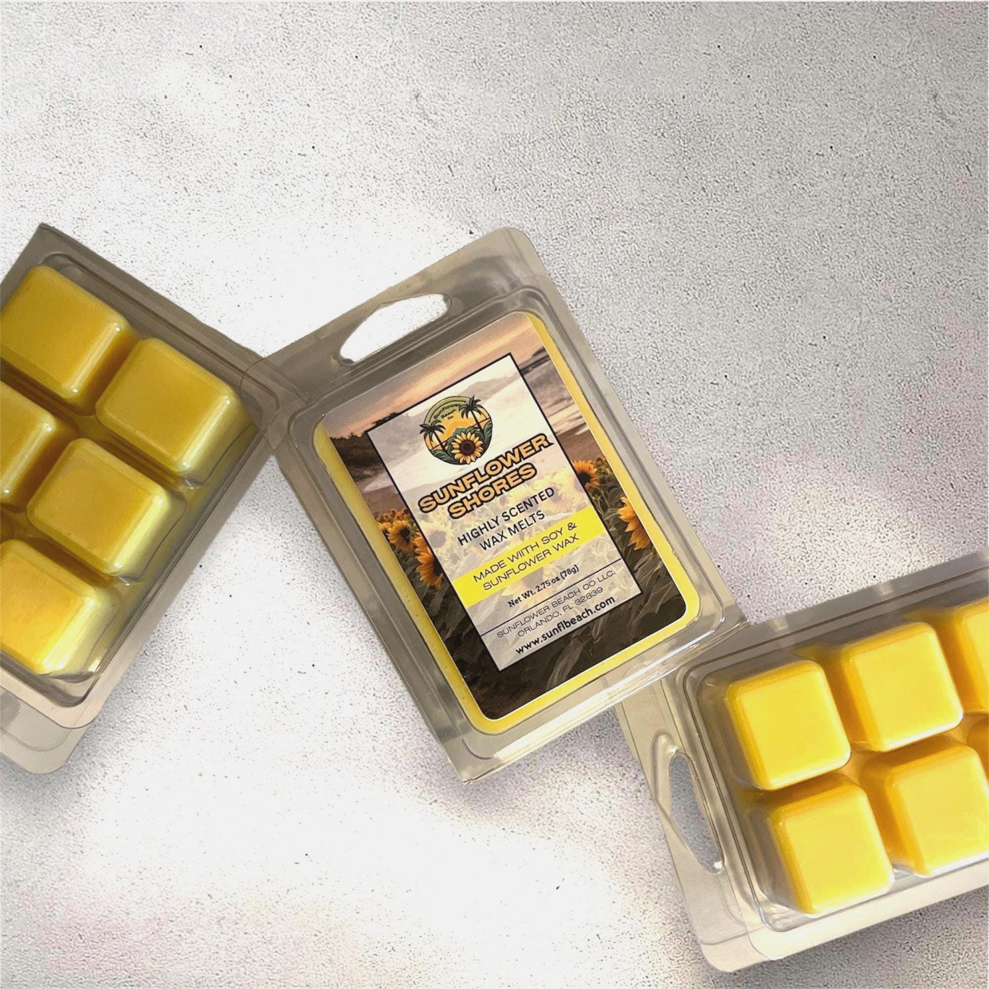 Sunflower Shores - Scented Wax Melts- Soy Wax Melts, Sunflower Wax, Handmade , Home Fragrance, Wax Tart, Wax Tarts, Candle Wax Melts