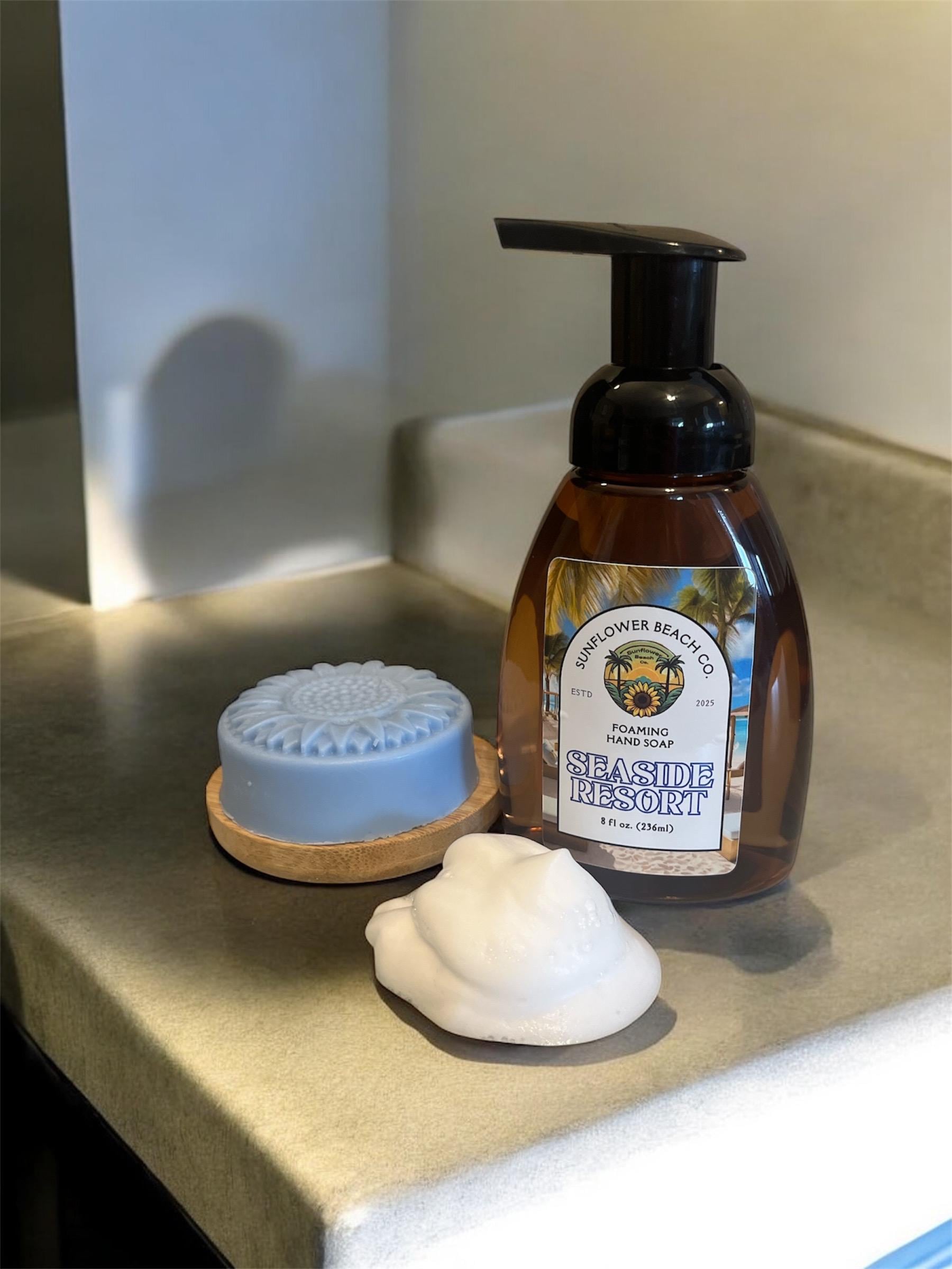 Foaming Hand Soap - Seaside Resort - Bathroom Soap - Hand Wash - Handmade