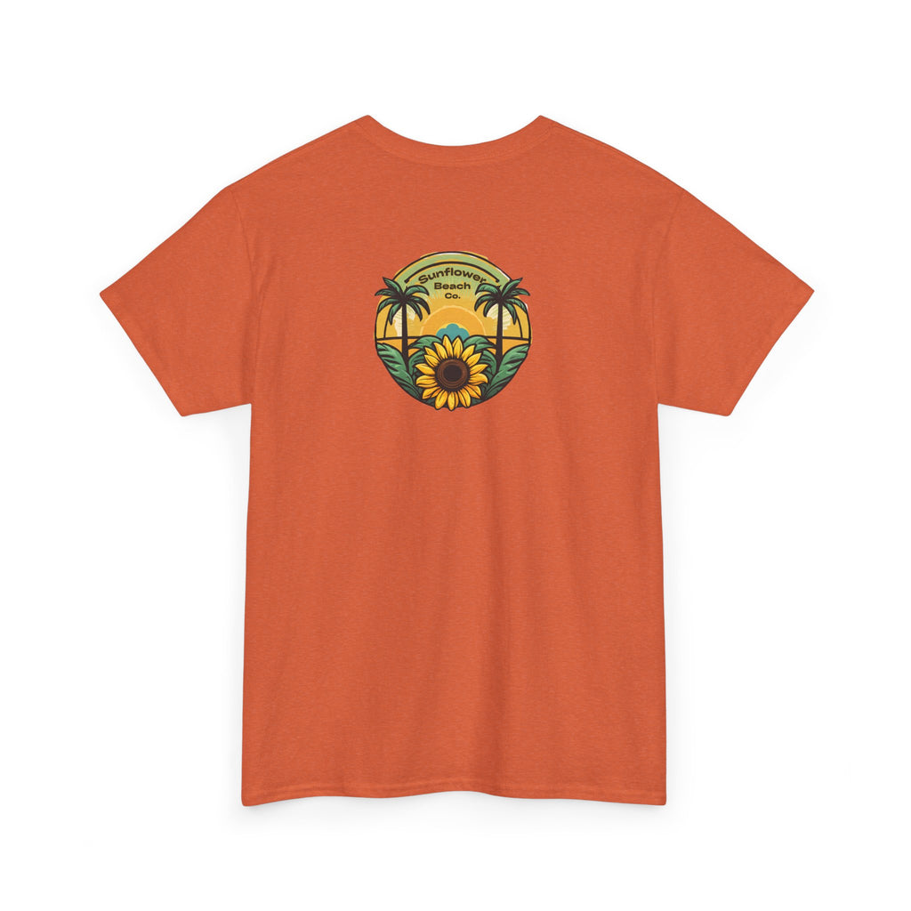 Inspirational Sunflower Tshirt, Focus On Your Growth Tee, Positive Vibes Shirt, Motivational Flower Top, Unisex Graphic Tee