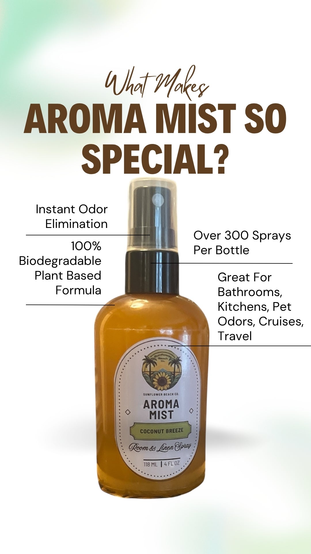 Coconut Breeze Aroma Mist™ Room & Linen Spray