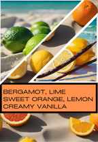 Citrus Escape - Scented Wax Melts - Soy & Sunflower Wax - Handmade & Highy Scented