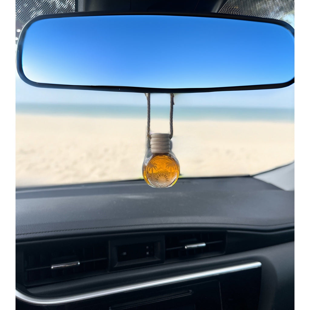 Car Air Freshener - Tropical Gardenia - Beach Whiffs™ Hanging Car Diffuser