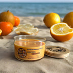 Citrus Escape 3 Wick Candle - Fresh, Citrus Scented Candle , Handmade Candle