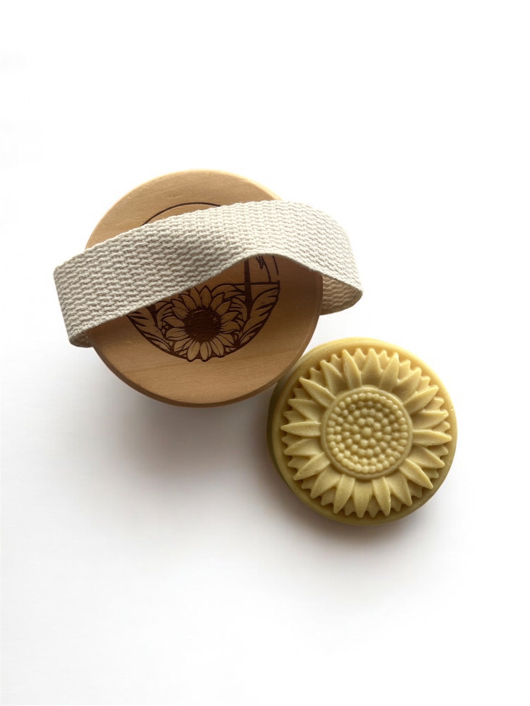 Facial Cleansing Brush, Sustainable Bamboo with Hand Strap