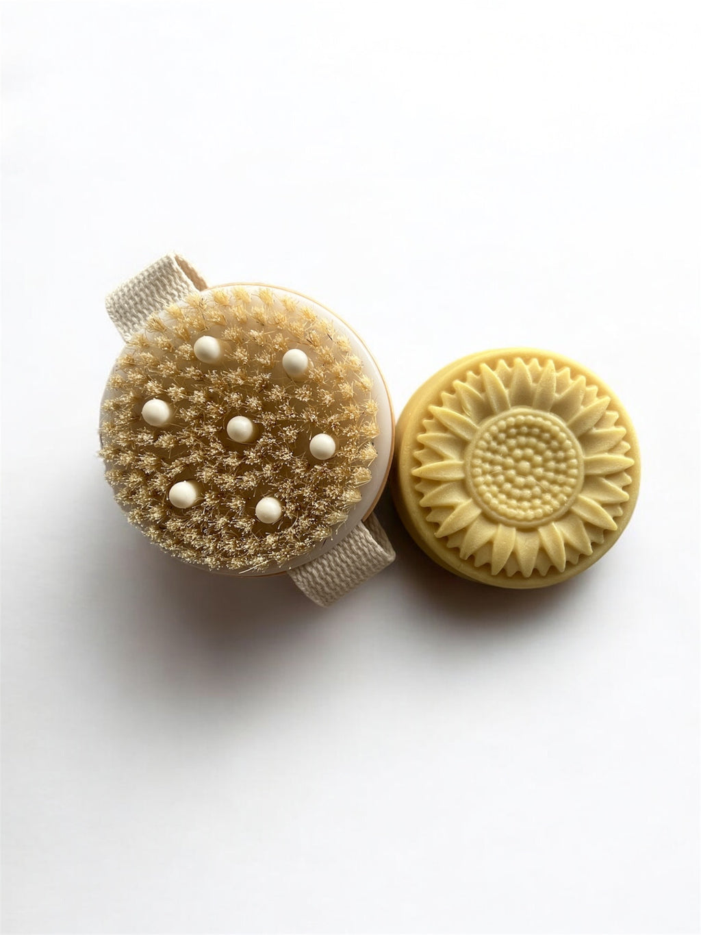 Facial Cleansing Brush, Sustainable Bamboo with Hand Strap