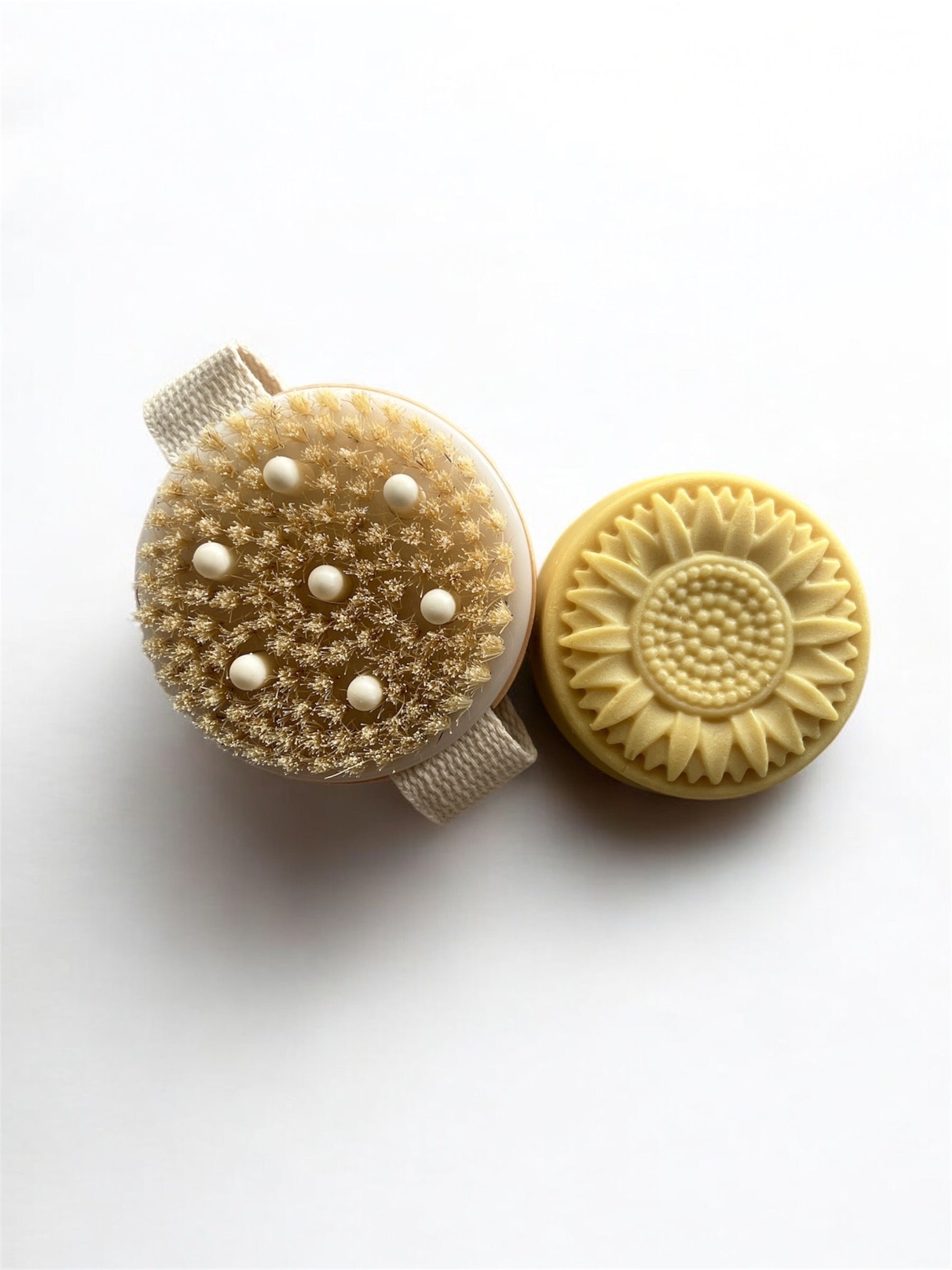 Facial Cleansing Brush, Sustainable Bamboo with Hand Strap
