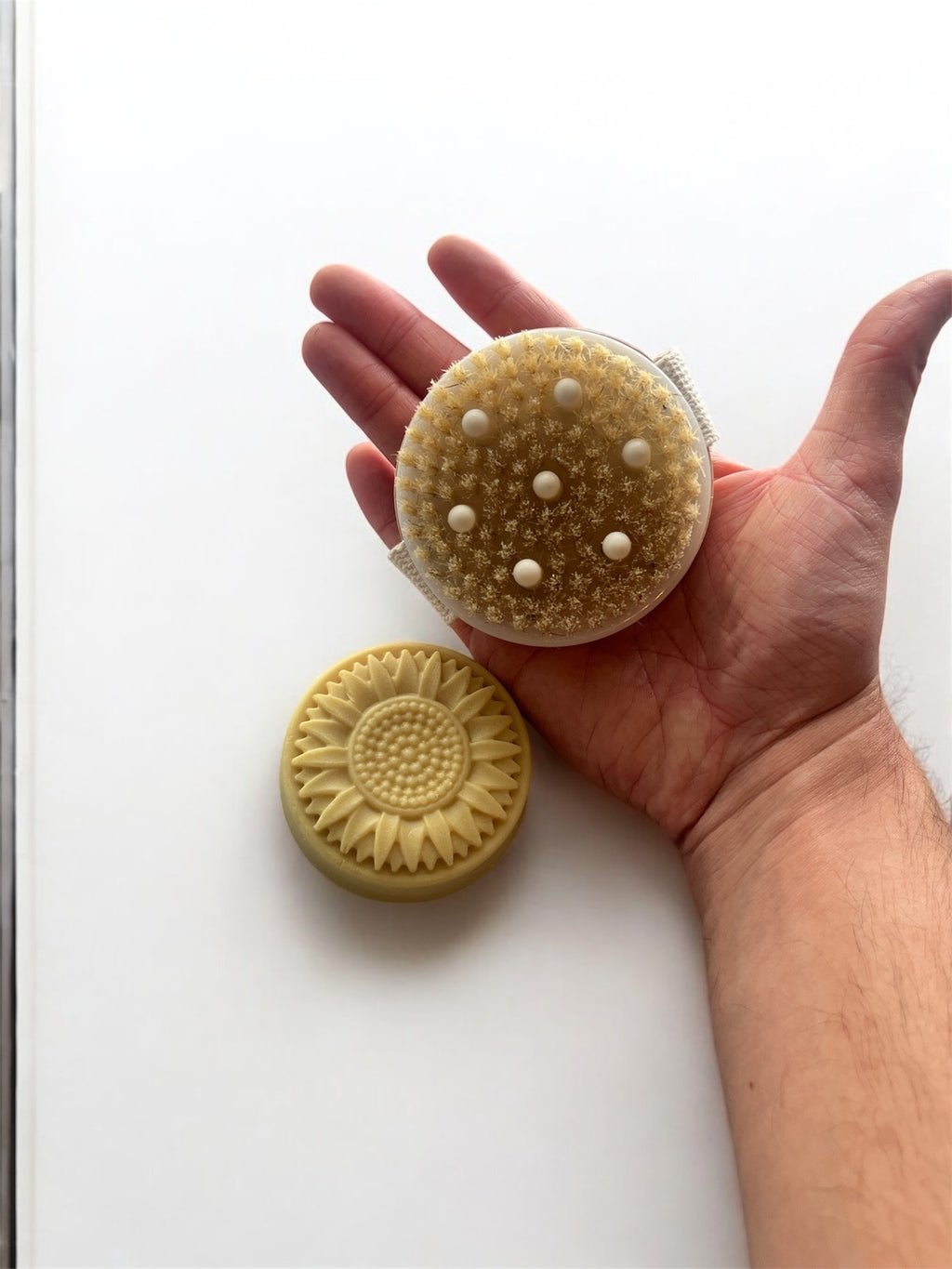 Facial Cleansing Brush, Sustainable Bamboo with Hand Strap