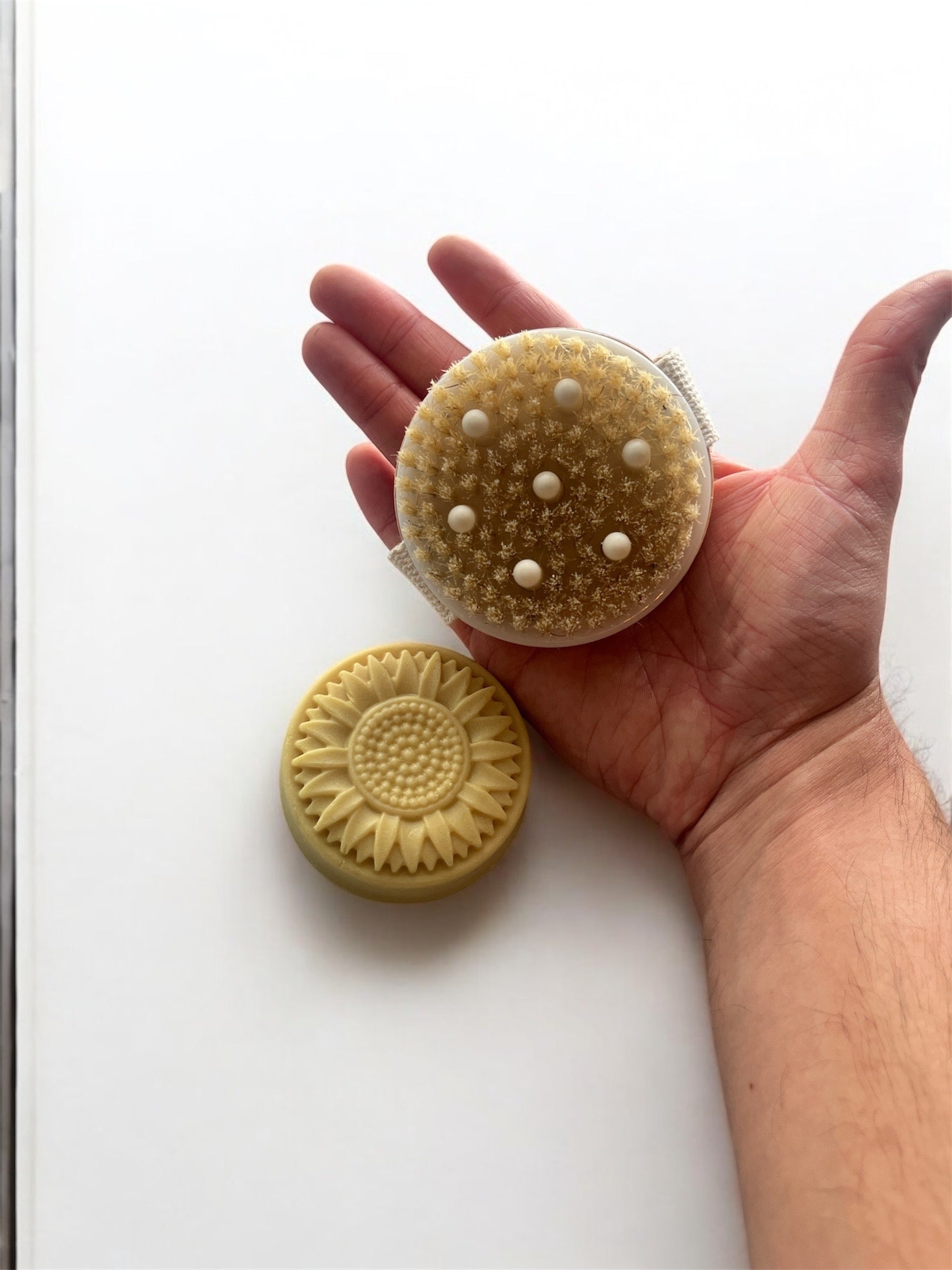 Facial Cleansing Brush, Sustainable Bamboo with Hand Strap