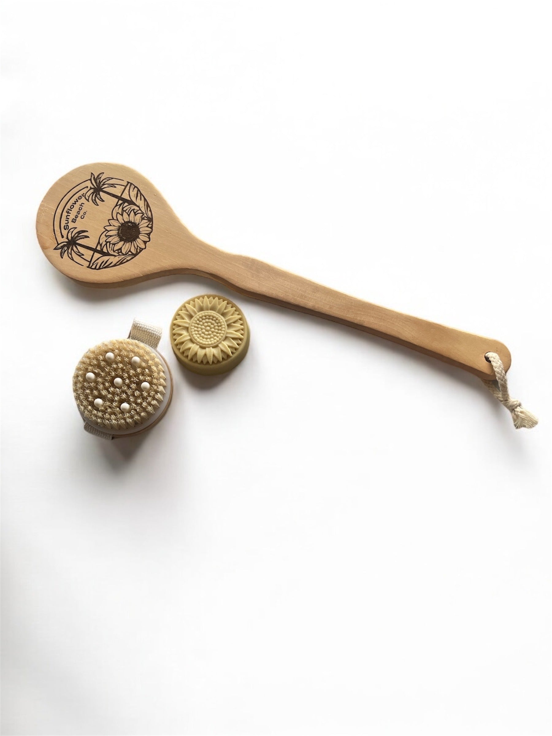 Facial Cleansing Brush, Sustainable Bamboo with Hand Strap