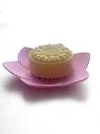 Beach Flower Silicone Soap Dish - Soap Saver, Extends Life of Soap