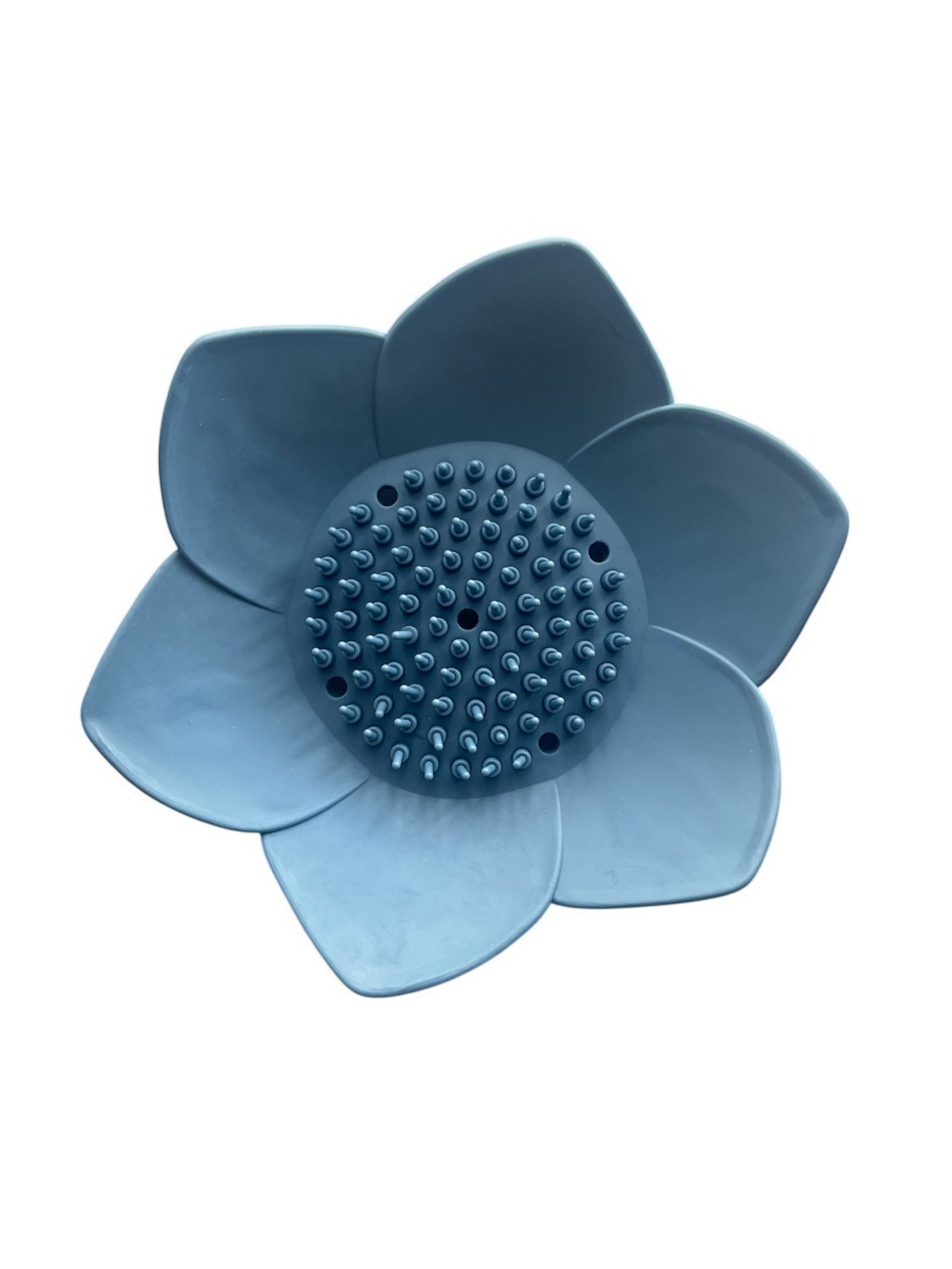 Beach Flower Silicone Soap Dish - Soap Saver, Extends Life of Soap