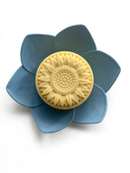 Beach Flower Silicone Soap Dish - Soap Saver, Extends Life of Soap
