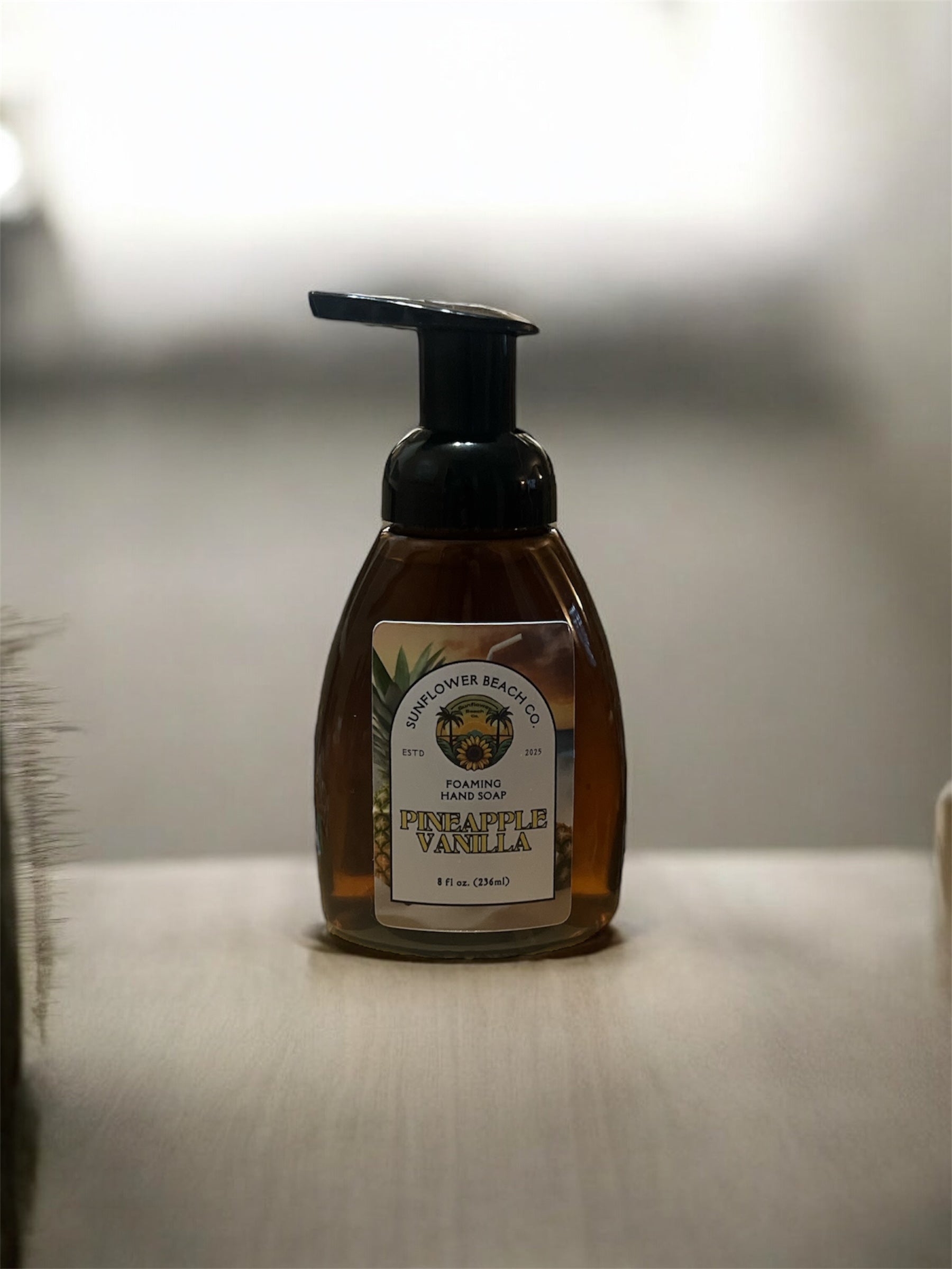 Pineapple Vanilla - Foaming Hand Soap - All Natural Bathroom Soap With Essential Oils