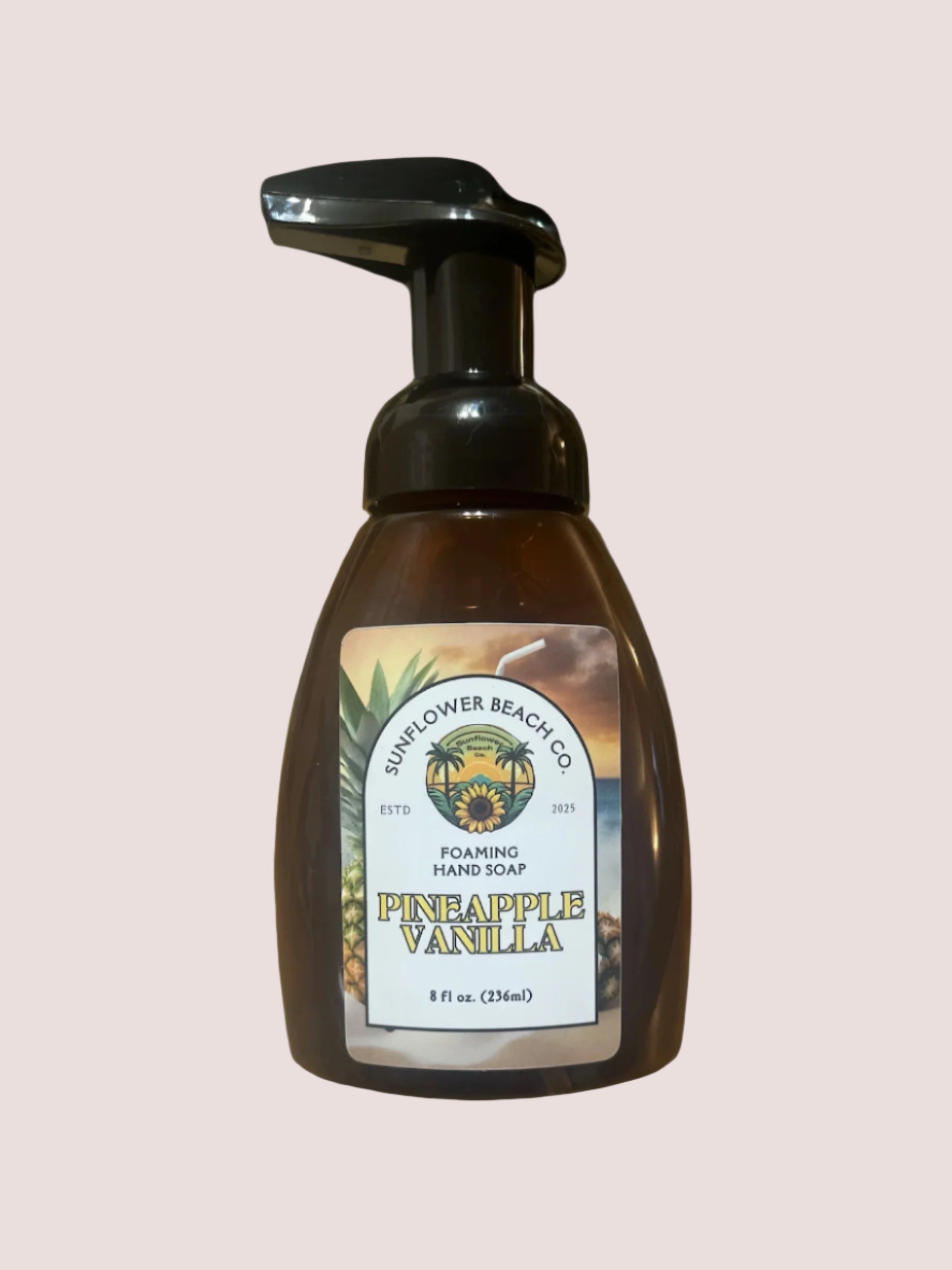 Pineapple Vanilla - Foaming Hand Soap - All Natural Bathroom Soap With Essential Oils