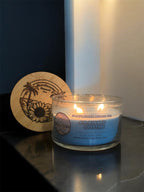Air Kissed Cotton 3 Wick Candle - Handmade Beach Candle