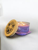 Lavender Coast 3 Wick Candle Made with Real Essential Oils