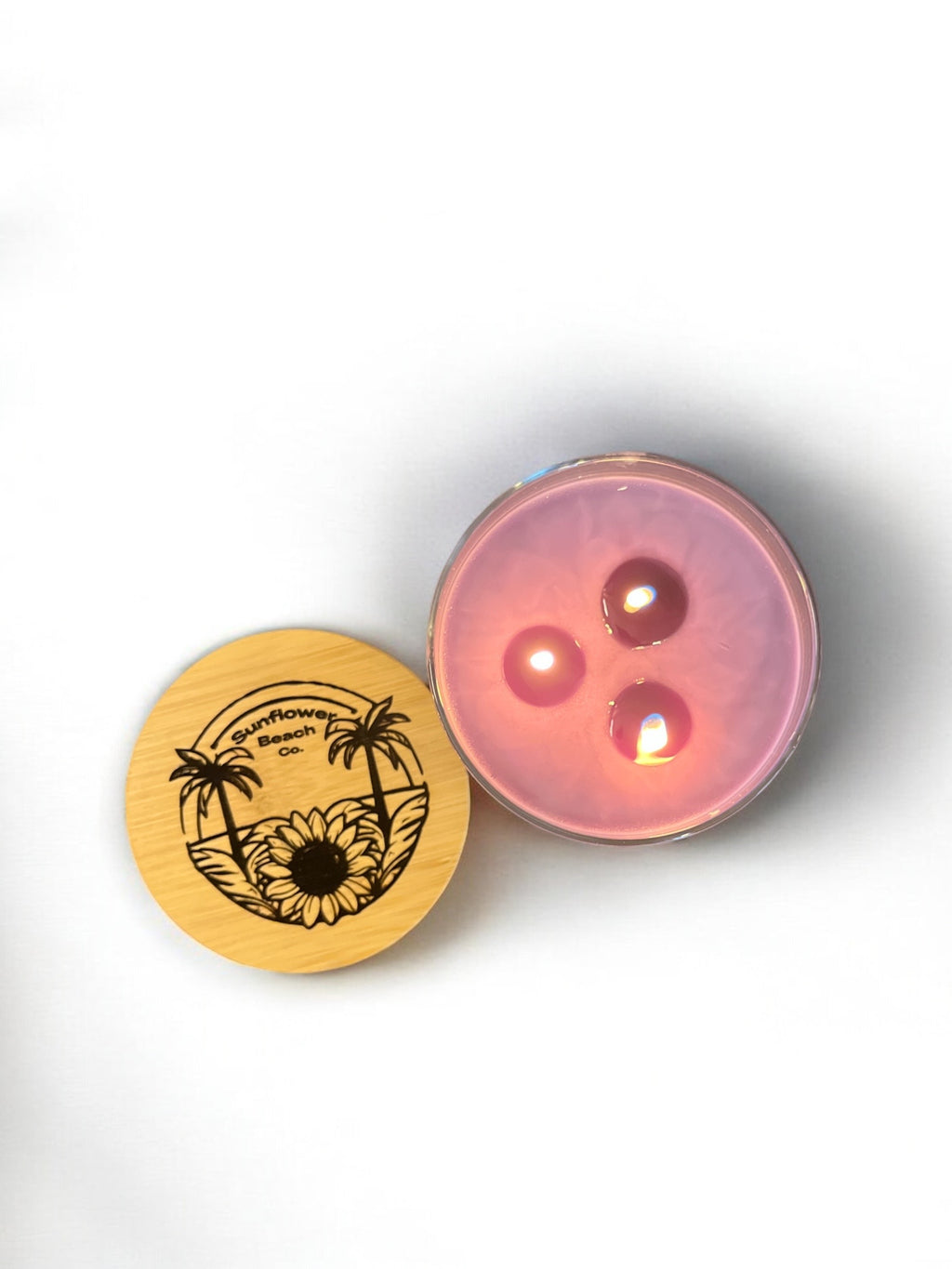 Lavender Coast 3 Wick Candle Made with Real Essential Oils