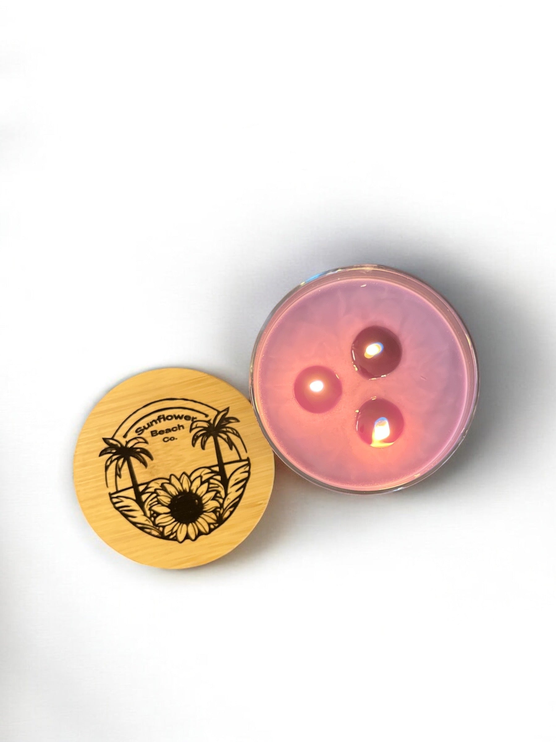 Lavender Coast 3 Wick Candle Made with Real Essential Oils