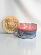 Umbrella Weather 3 Wick Candle - Fresh, Sunscreen Scented Candle , Handmade Candle
