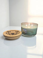 Morning Dew 3 Wick Candle - Fresh, Grassy Scent - Handmade Candle