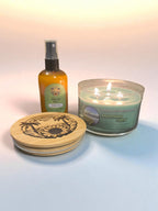 Morning Dew 3 Wick Candle - Fresh, Grassy Scent - Handmade Candle