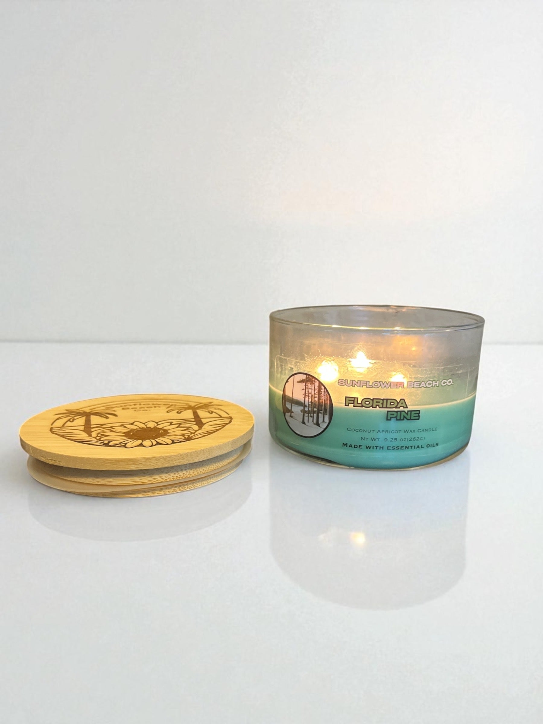 Florida Pine 3 Wick Candle - Perfect Pine Scented Candle, Christmas Candle