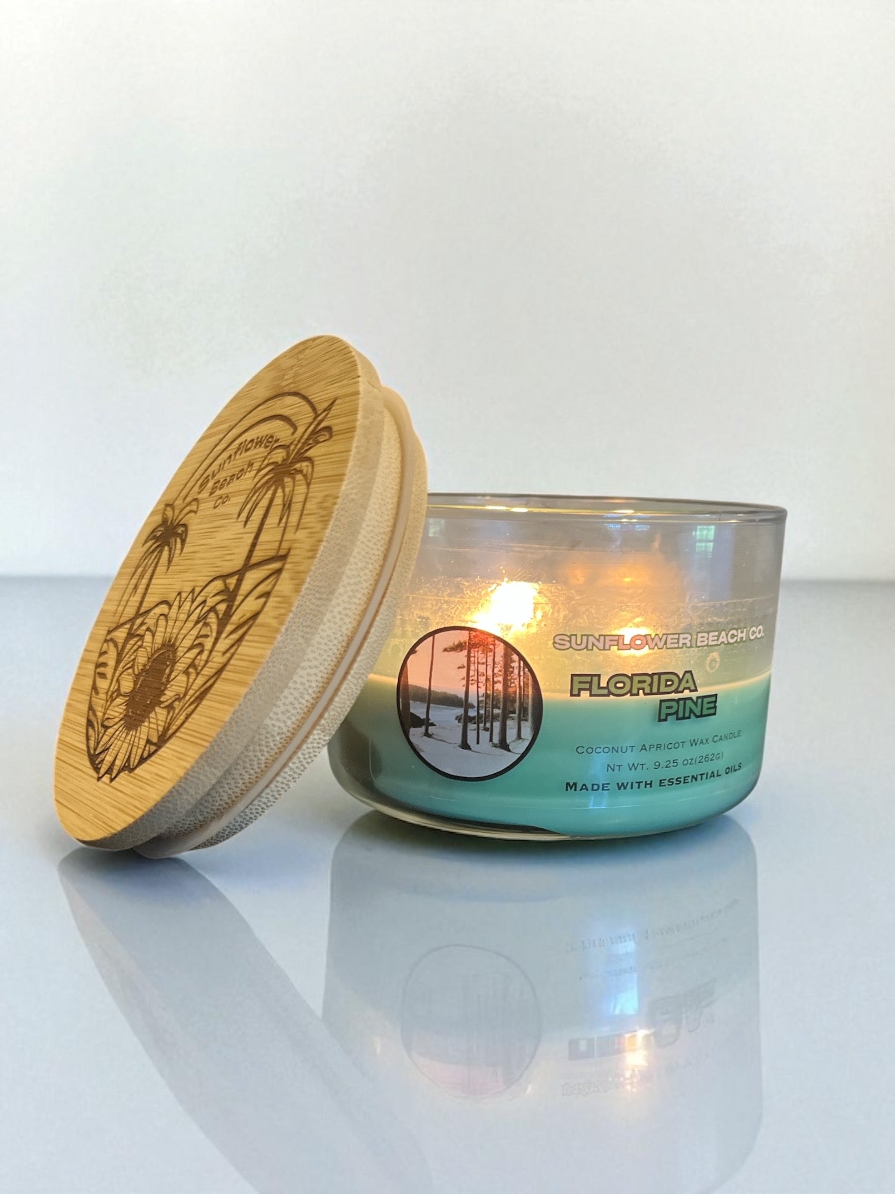 Florida Pine 3 Wick Candle - Perfect Pine Scented Candle, Christmas Candle