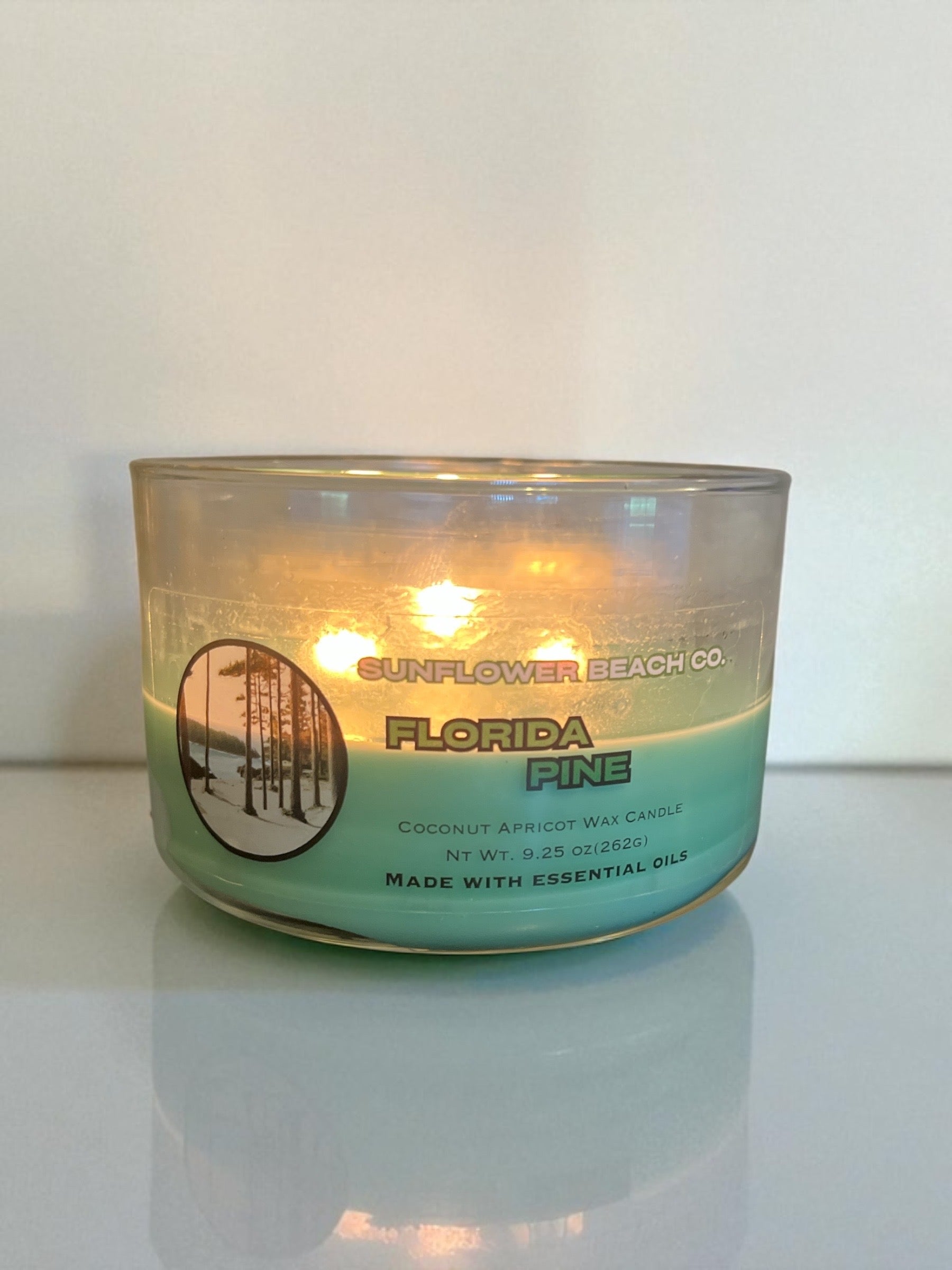 Florida Pine 3 Wick Candle - Perfect Pine Scented Candle, Christmas Candle