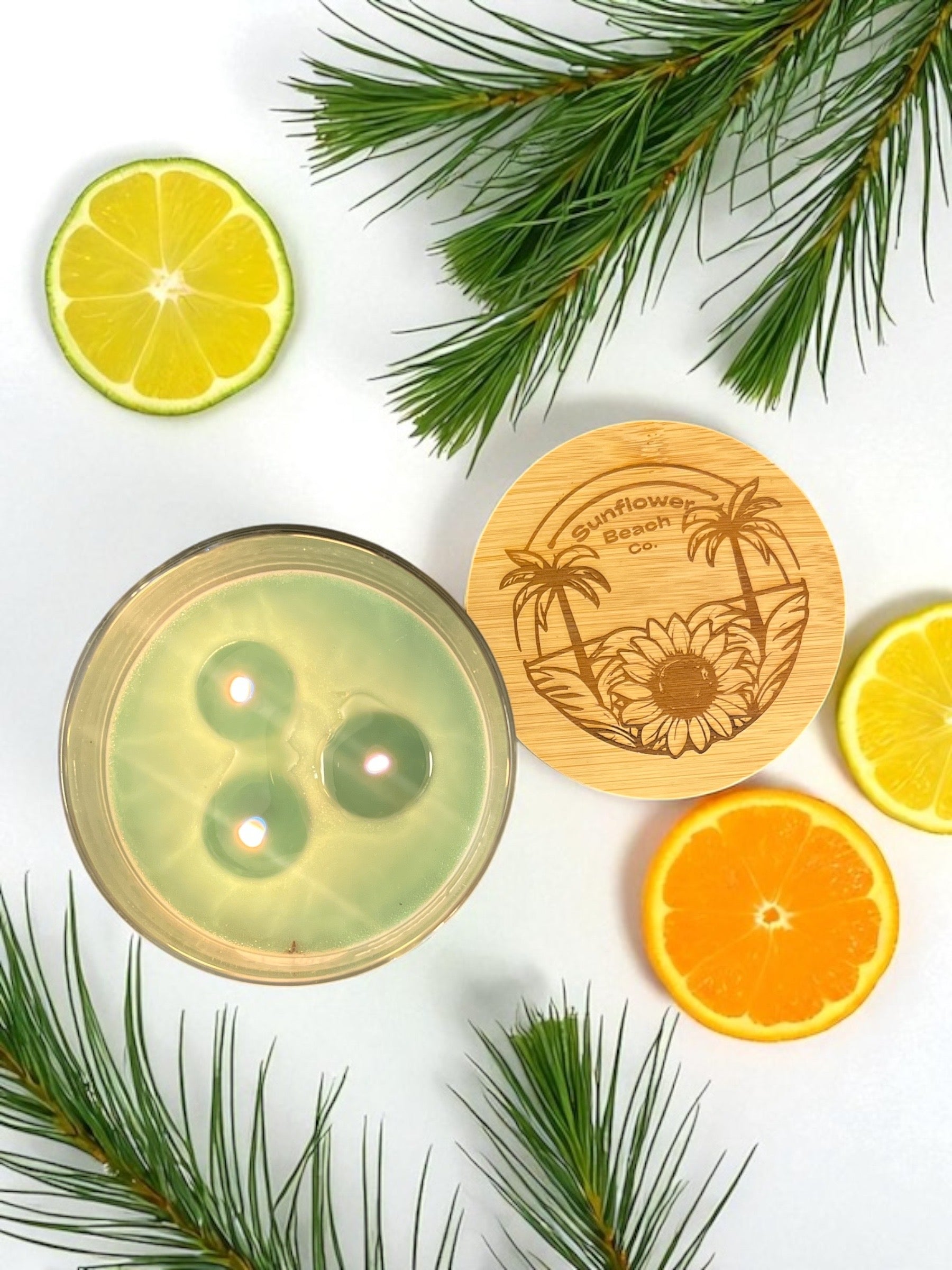 Florida Pine 3 Wick Candle - Perfect Pine Scented Candle, Christmas Candle