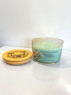 Washed Ashore 3 Wick Candle - Fresh, Ocean Scented Candle, Beach Candle Decor