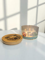 Washed Ashore 3 Wick Candle - Fresh, Ocean Scented Candle, Beach Candle Decor