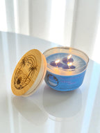 Beach Bliss 3 Wick Candle - Fresh, Tropical Scented Candle, Beach Candle Decor