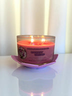 Radiant Orchid 3 Wick Candle - Beach Florals, Luxury Candle