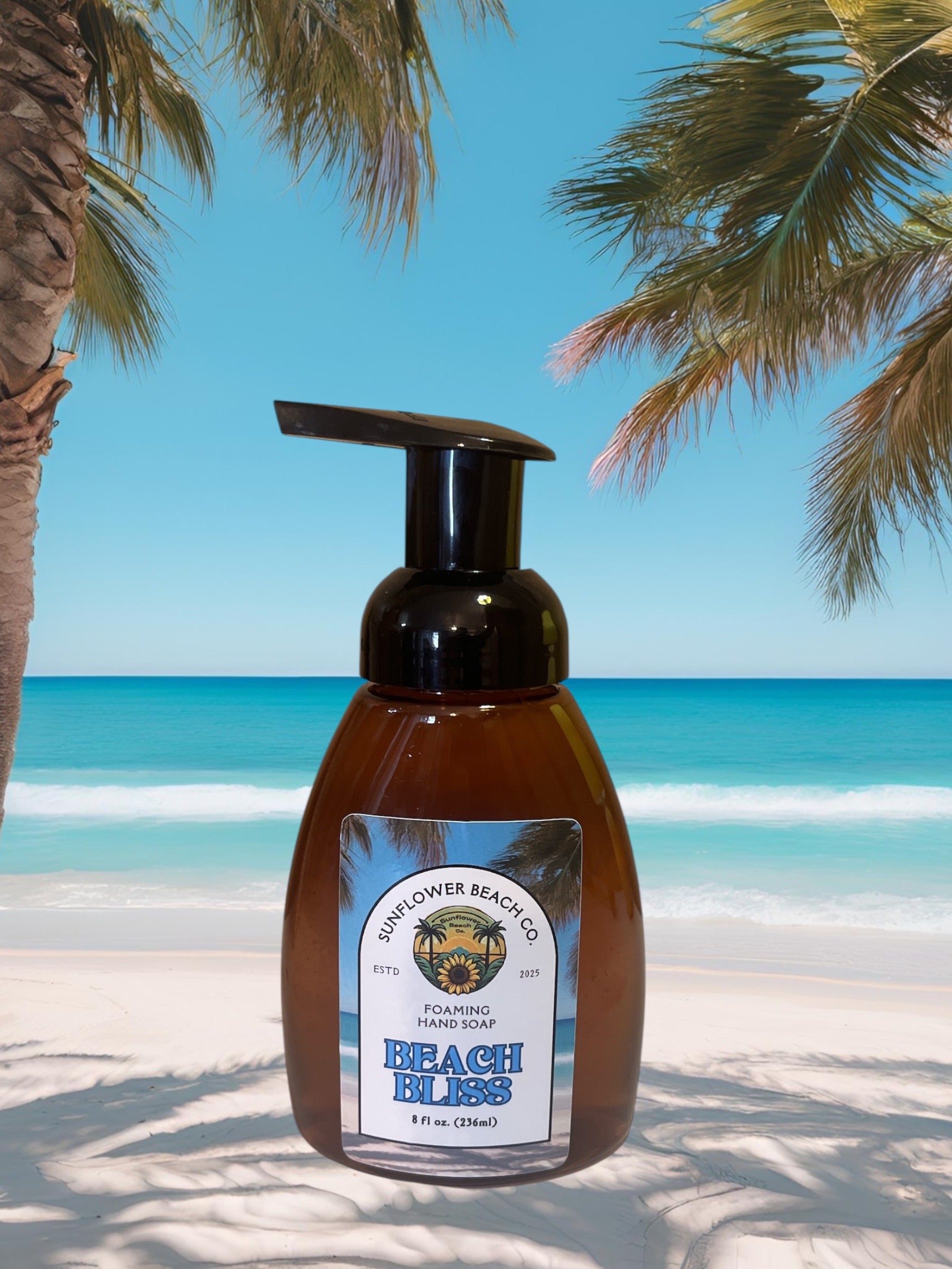 Beach Bliss - Foaming Hand Soap - All Natural Bathroom Soap With Essential Oils
