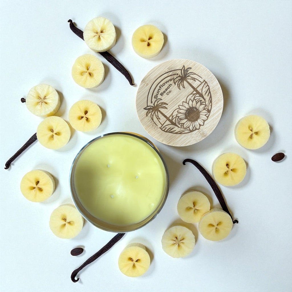 Banana Tree - 3 Wick Luxury Candle - Fast, Room Filling Fragrance