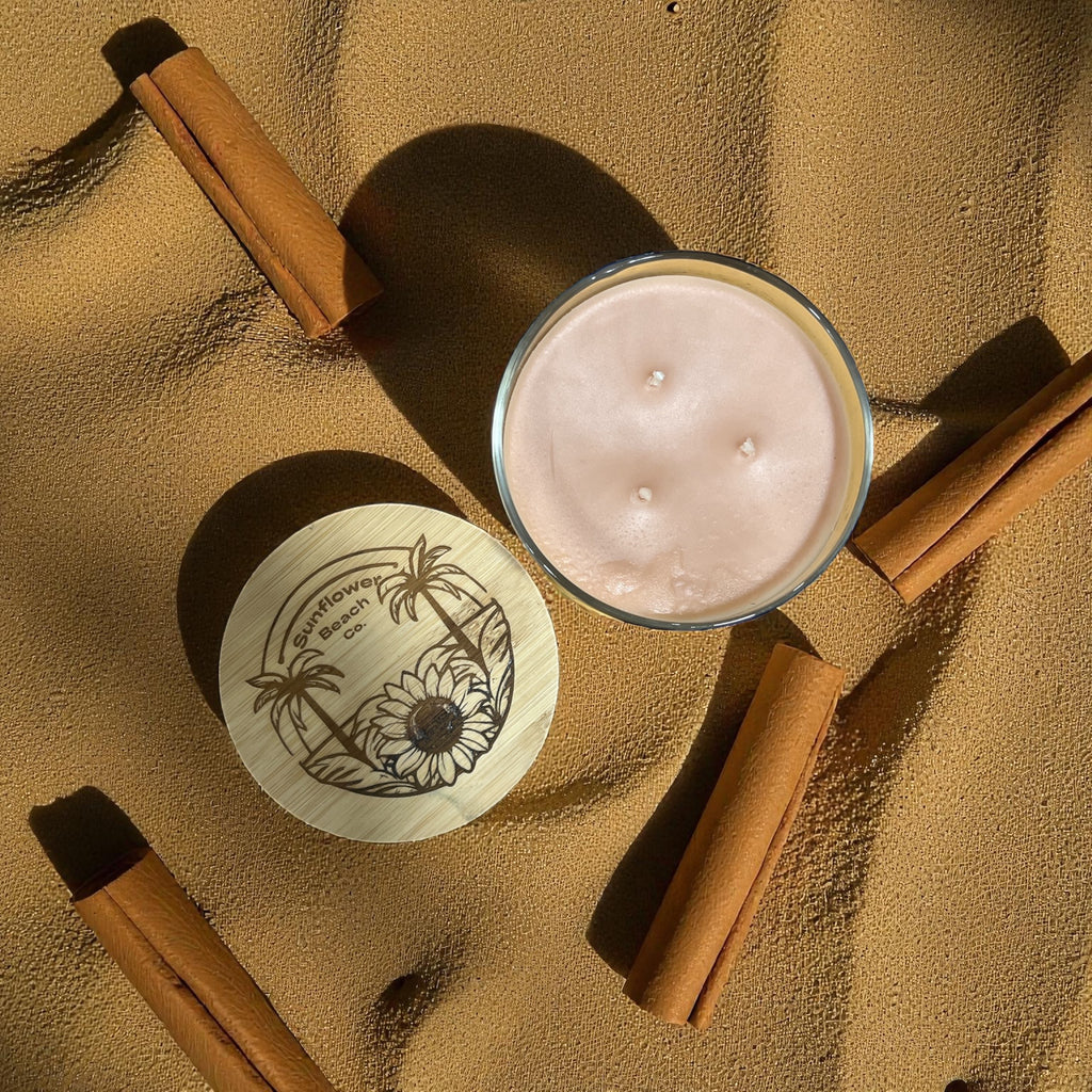 Cinnamon Sandbar - 3 Wick Luxury Candle - Limited Edition Christmas Scent