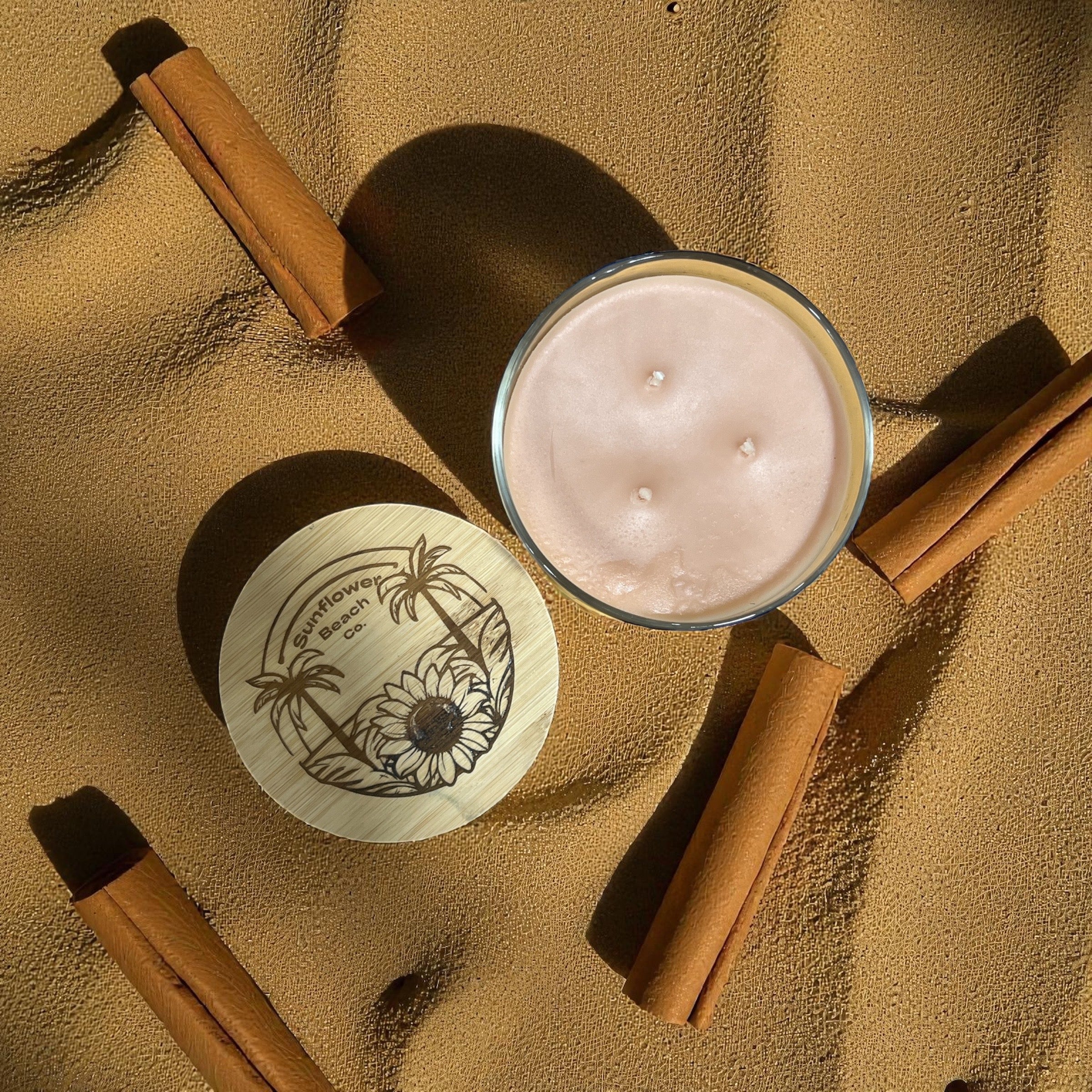 Cinnamon Sandbar - 3 Wick Luxury Candle - Limited Edition Christmas Scent