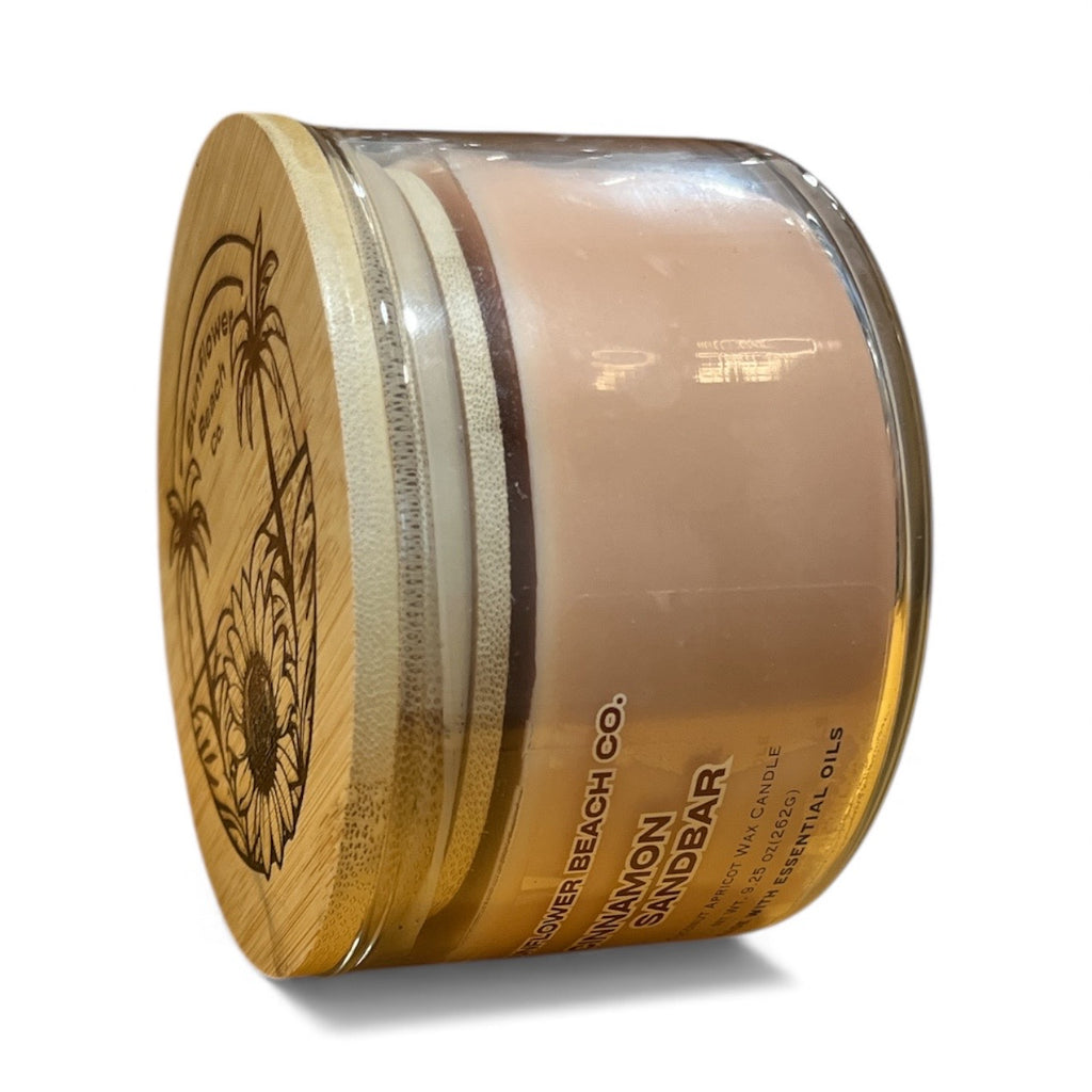 Cinnamon Sandbar - 3 Wick Luxury Candle - Limited Edition Christmas Scent