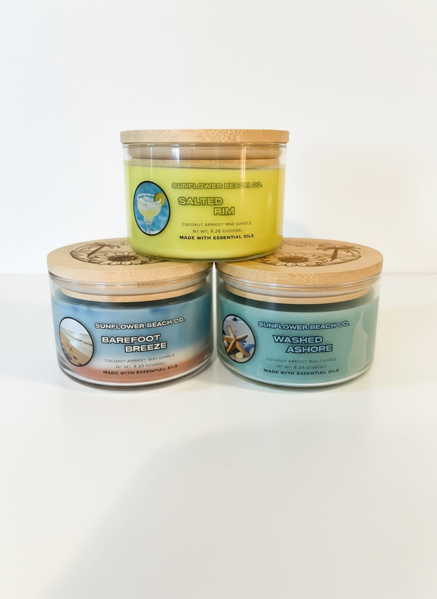 Salted Rim - 3 Wick Candle