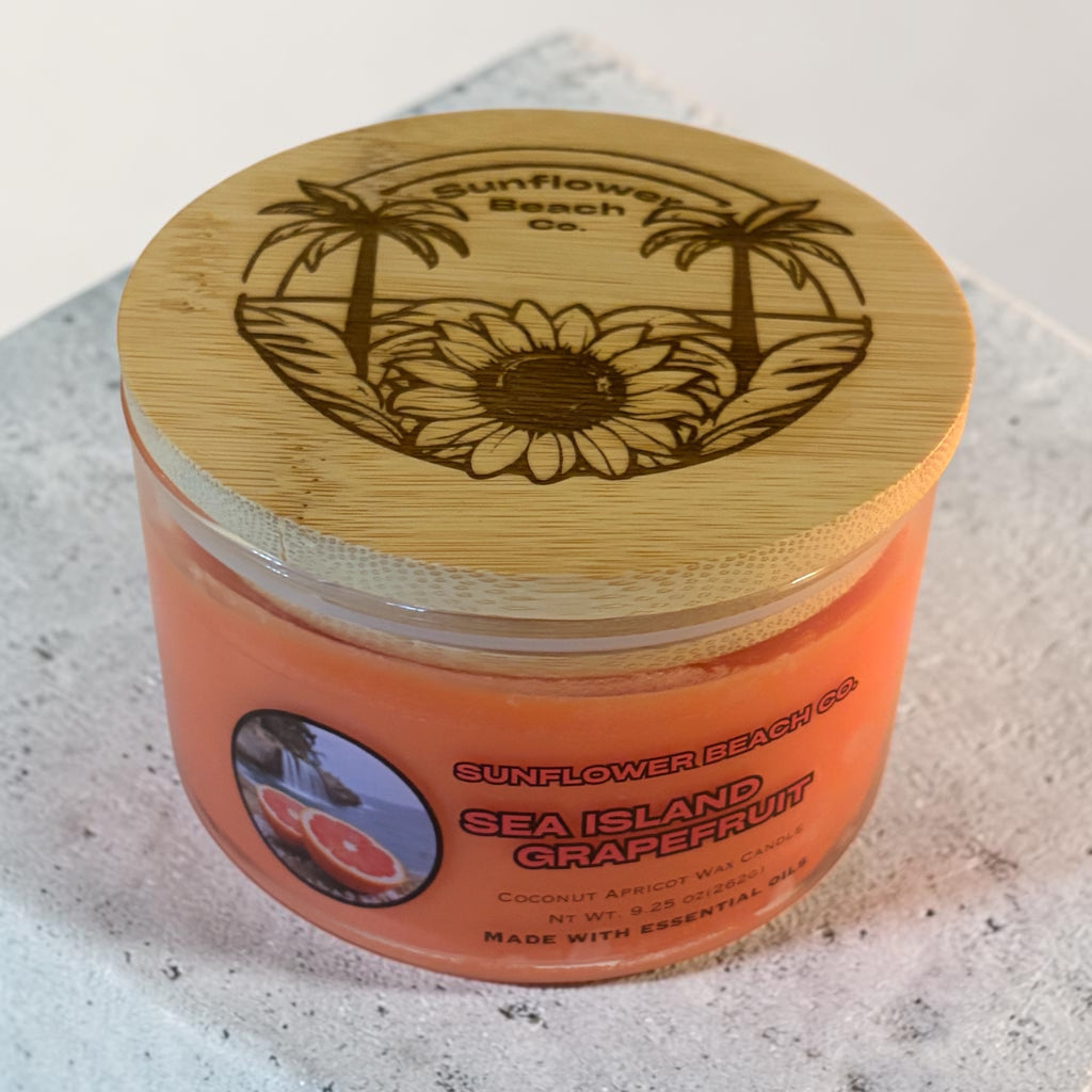 Sea Island Grapefruit - 3 Wick Candle