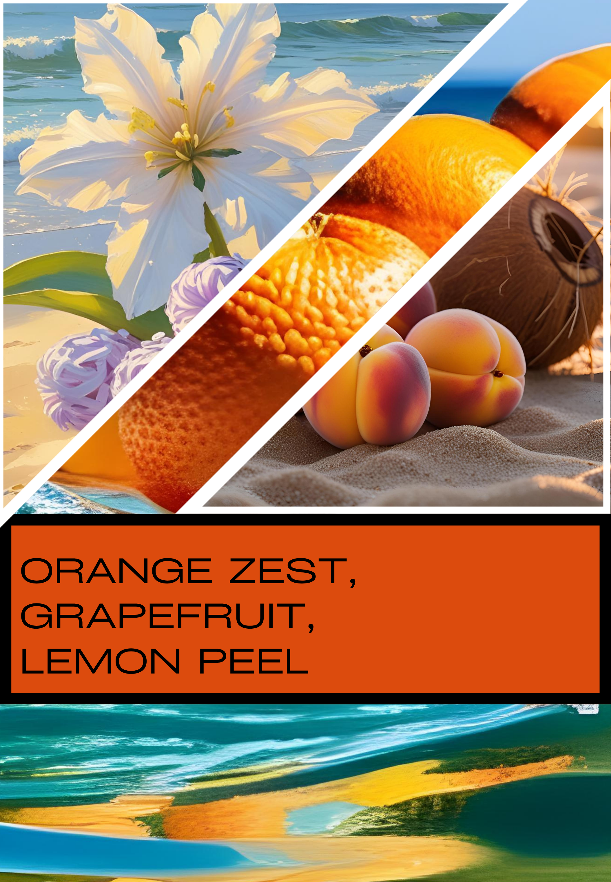 Sea Island Grapefruit - Beach Whiffs™ - Car Air Freshener