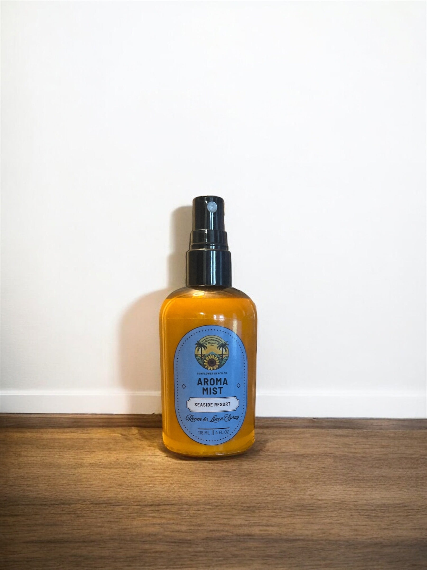 Bottle of Seaside Resort Room & Linen Spray, Air Freshener, Room Fragrance, Luxury Hotel Fragrance, Clean and Strong Odor Eliminator